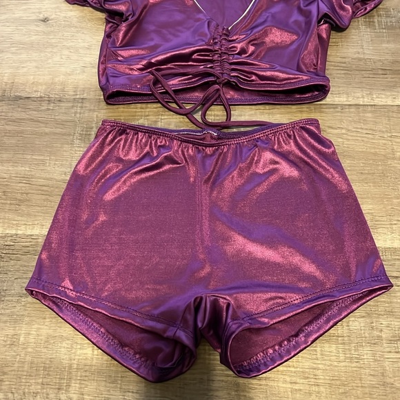 4 for $20 Sokali Dancewear Company tie top and shorts size M - Picture 3 of 9